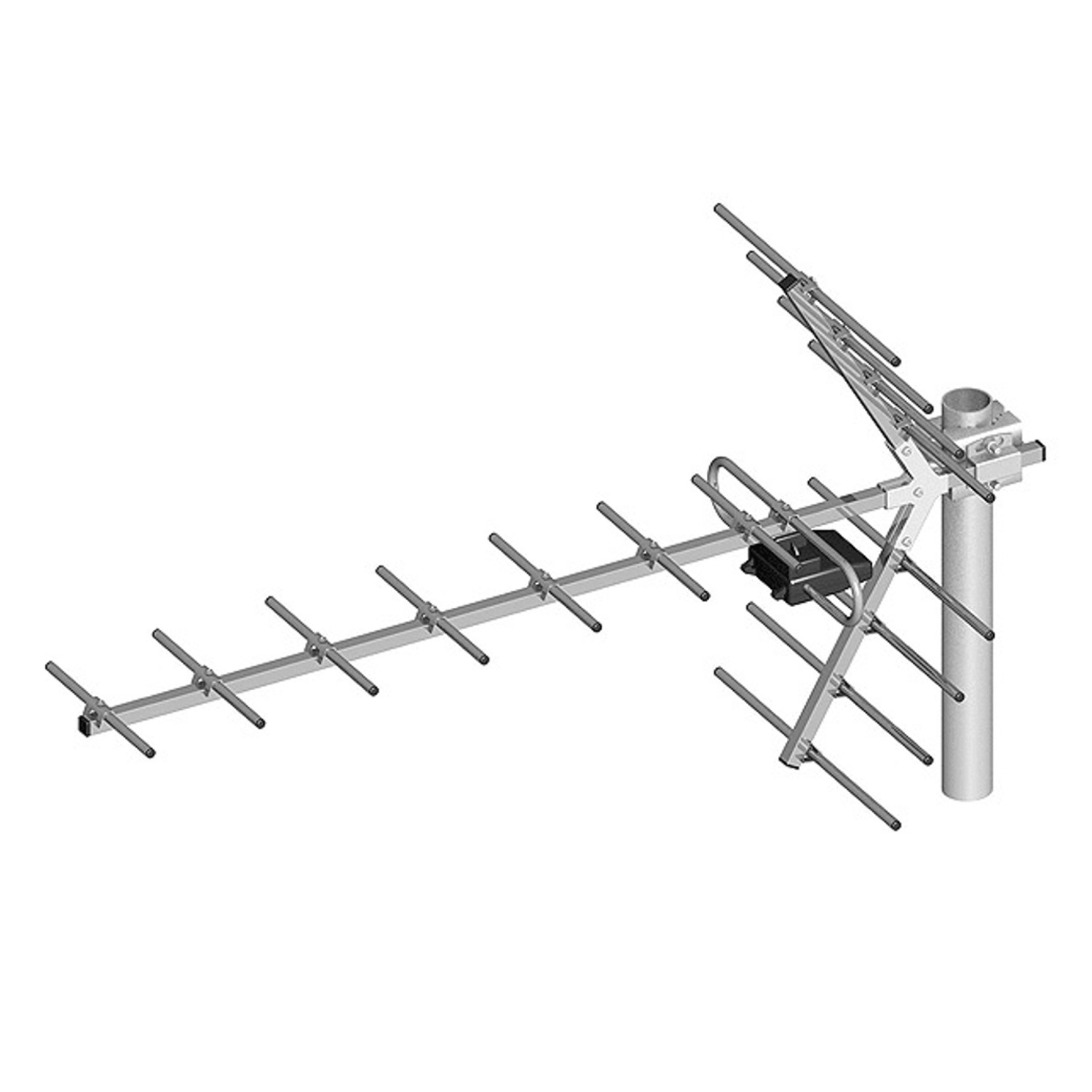 Yaga Richtantenne 21-60 inch met 16 elementen zonder Tamiza-balun
