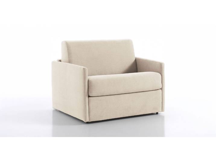 MONTPELLIER - Fauteuil convertible - Tweed, Ecru