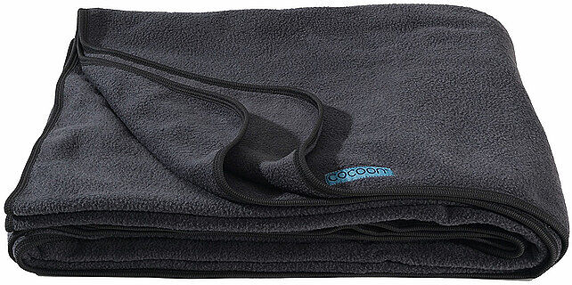 COCOON Fleecedecke Travelblanket Fleece grau B