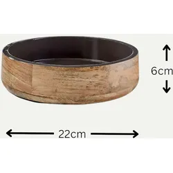 Holzschüssel Singa Braun