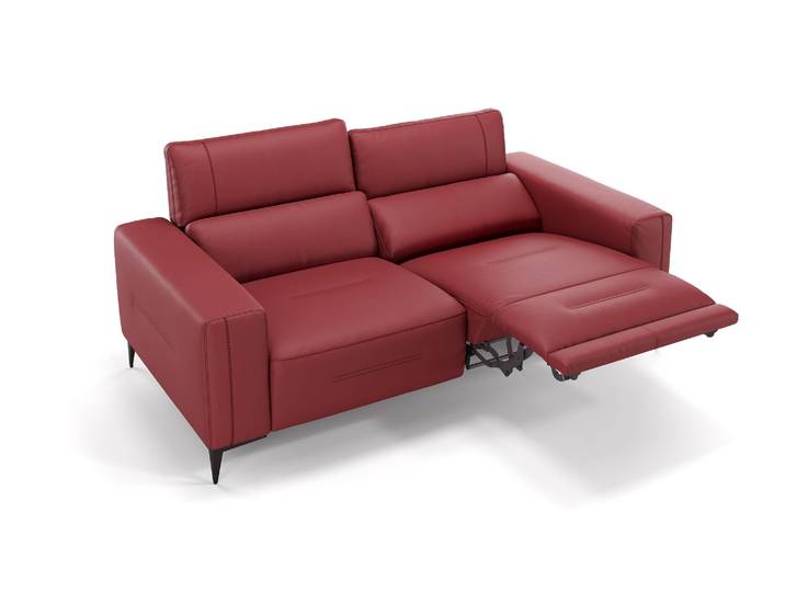 Ledersofa TERAMO 2-Sitzer Ledercouch