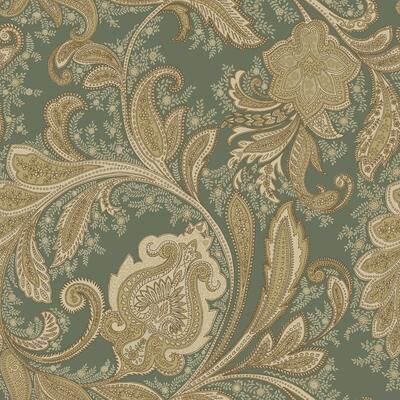 Galerie Wallcoverings Elegance Collection Paisley Design Pearlescent Finish Non-woven Wallpaper Roll