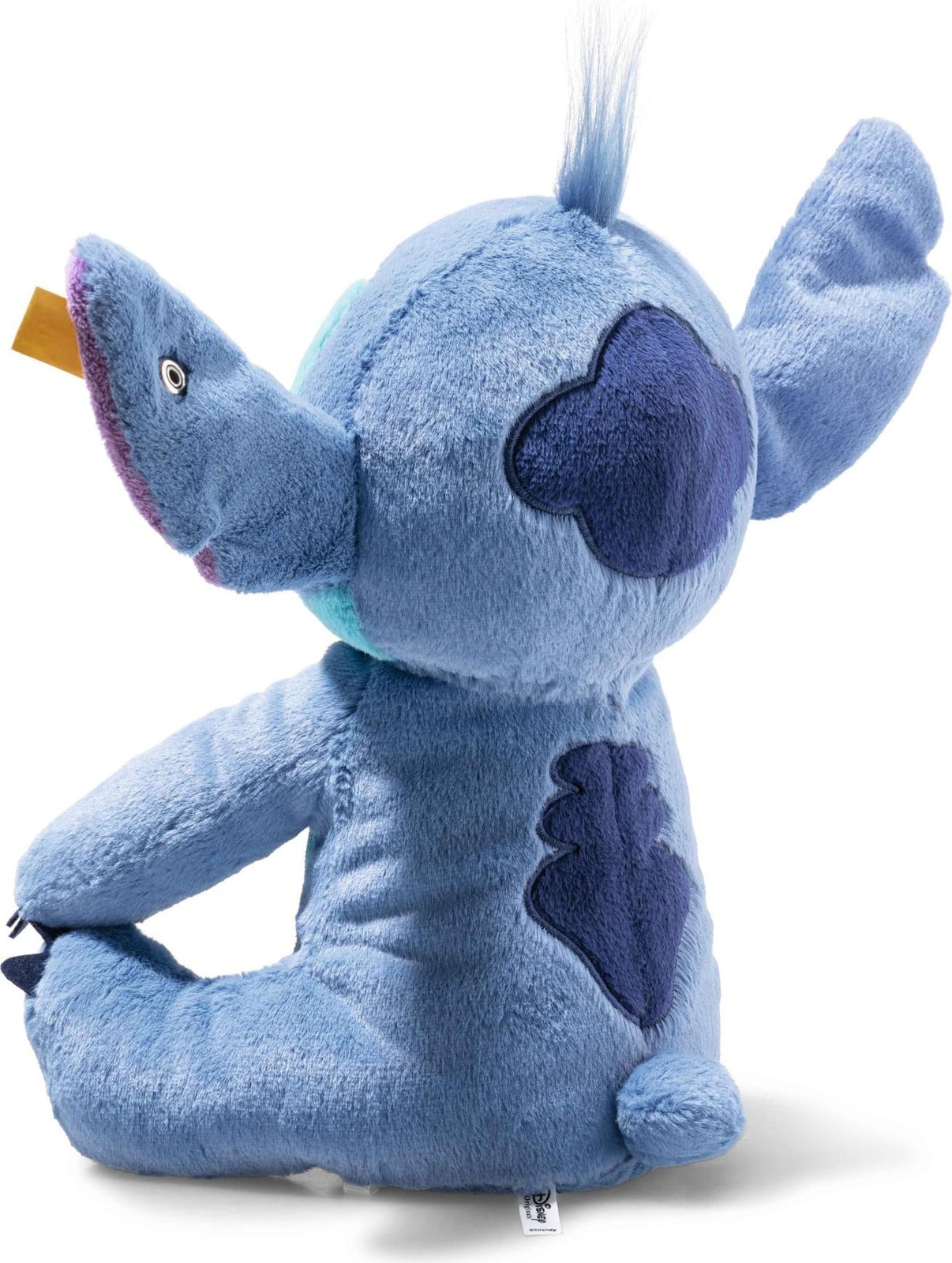 Steiff Disney Stitch knuffel, blauw, zittend, 22 cm