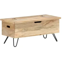vidaXL Truhe 90x40x45 cm Mango Massivholz