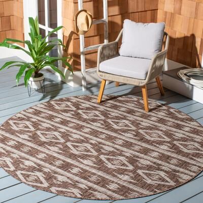SAFAVIEH Courtyard Jerri Indoor/ Outdoor Waterproof Patio Backyard Rug