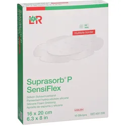 SUPRASORB P SensiFlex multisite border 16x20cm
