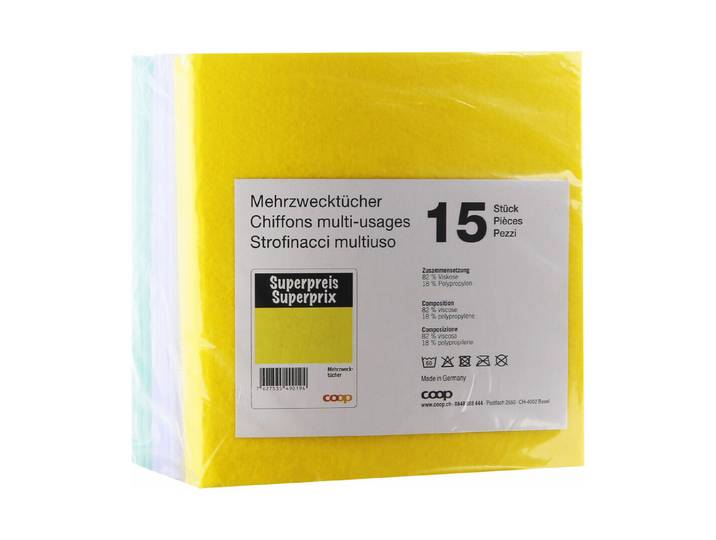 Mehrzwecktücher, 15 Stück