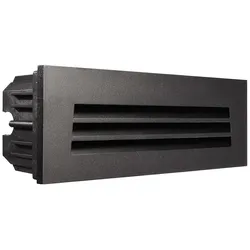 Deko-Light Abdeckung Fensterrollo für LED Wandeinbauleuchte LIGHT BASE III OUTDOOR, Schwarz D-930472