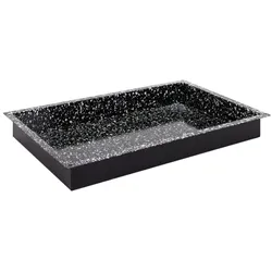 2x GN Blech 1/1-065 mm, 53 x 32,5 cm, emailliert, Metall