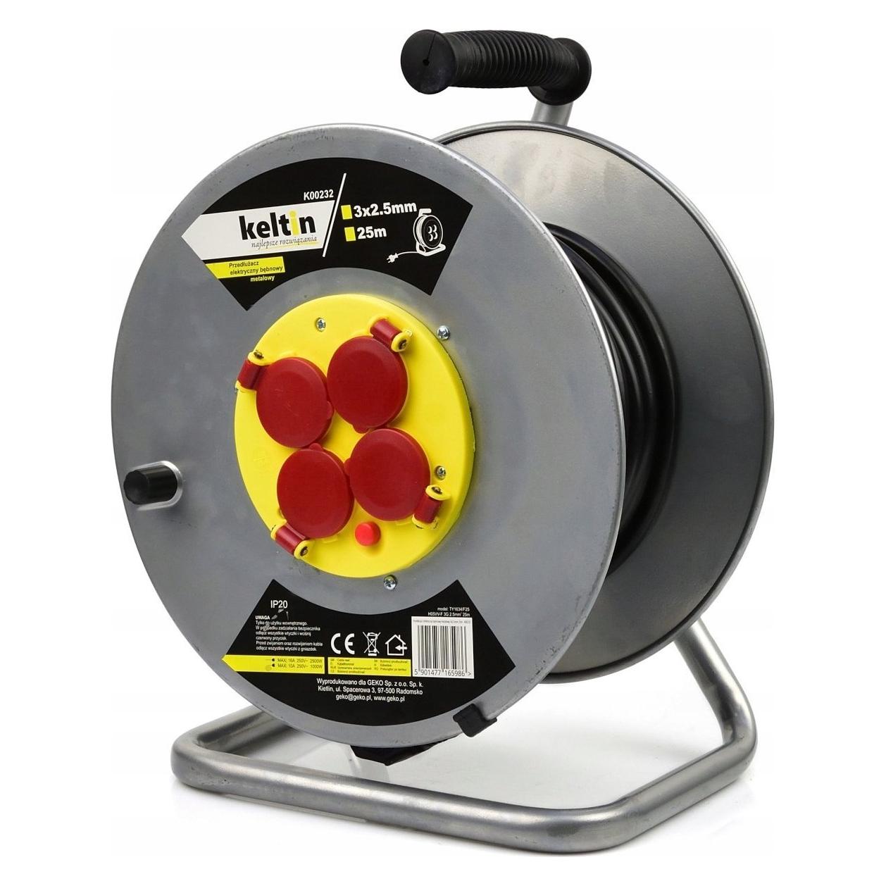 Keltin Kabelrolle (25 m, 2.50 mm²) (K00232)
