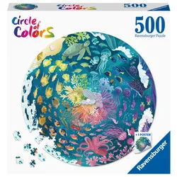 Ravensburger Puzzle - Circle of Colors - Ocean & Submarine 500 Teile