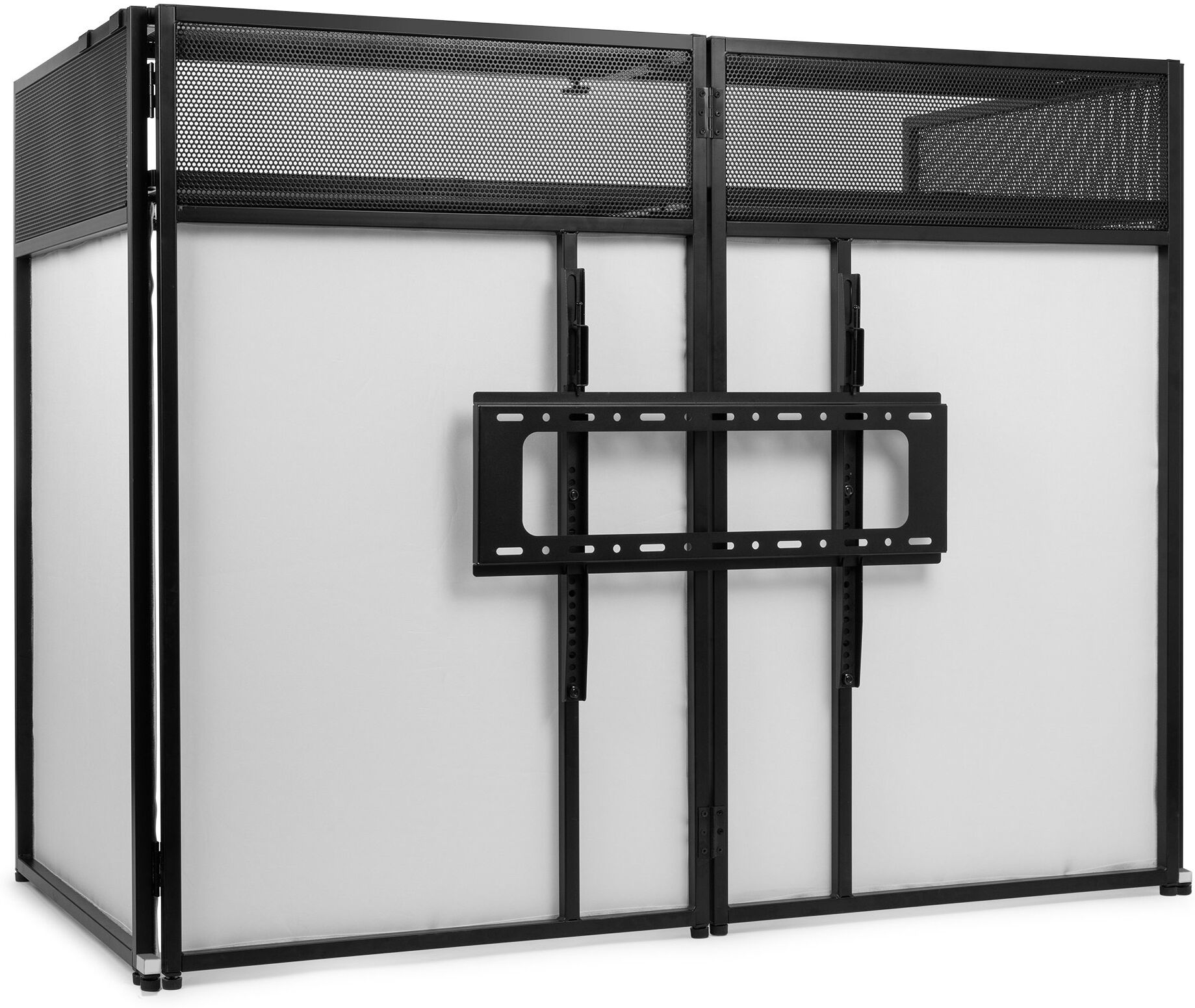 Vonyx Db6 Faltbares Dj-Booth System Pro Mit Tv-Halterung