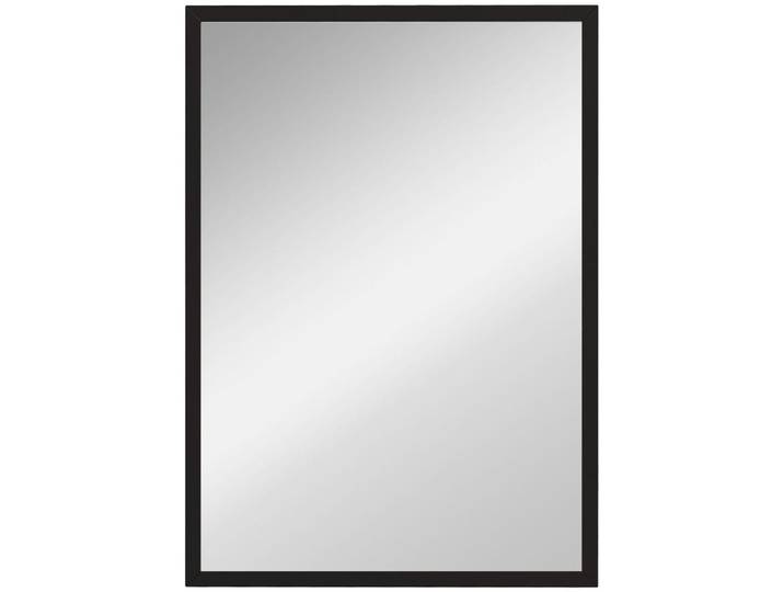 Homcom Wandspiegel MDF Glas Schwarz, 2x70x50 cm, Spiegel, Wandspiegel
