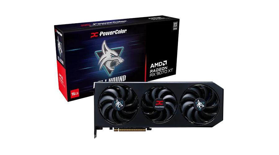 POWERCOLOR AMD Radeon RX 9070 XT Hellhound OC 16GB GDDR6 Grafikkarte HDMI/3xDP RX9070XT 16G-L/OC