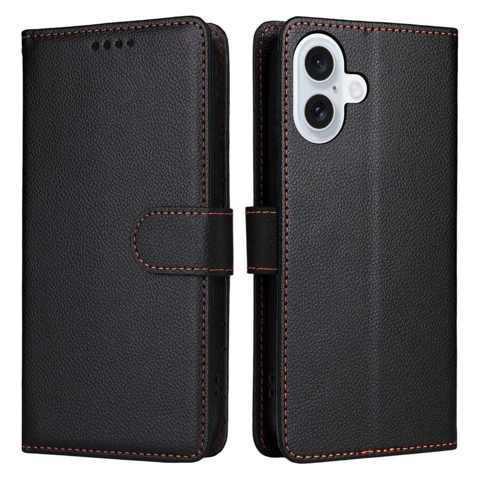 Cover-Discount Lederoptik-Hülle mit strukturierter Oberfläche (Apple iPhone 17) (61210661)