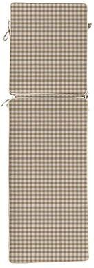 Replacement Chaise Cushion - 24x78 - Box Edge, Gale Gingham Fawn - Ballard Designs