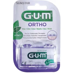 GUM ORTHO Wachs mint