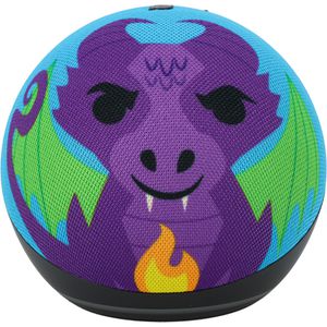 Amazon Amazon Kinder-Musikbox Echo Dot Kids - Drachen-Design, ab 3 Jahre, mit Alexa, für  Music, Apple Music & Spotify