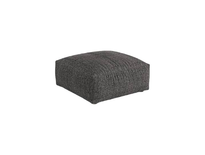 Design Sitzpouf „Martina“ Bouclé Anthrazit 106 x 106 cm Micadoni