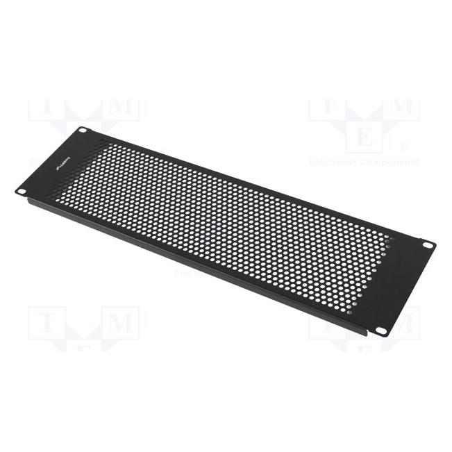 Lanberg Zaślepka do szaf 19" 3U perforowana czarna (AK-1413-B)
