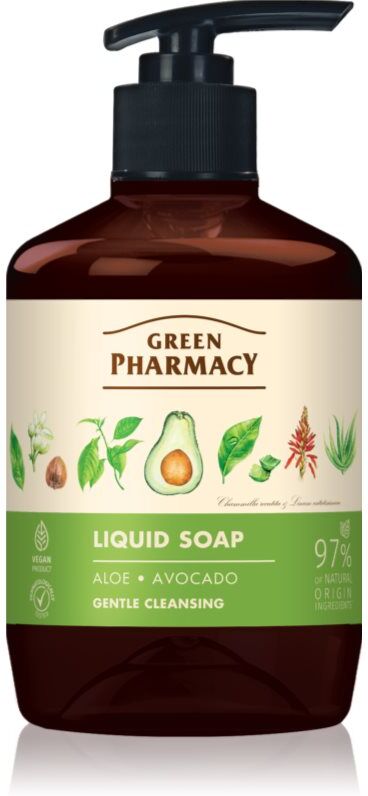 Green Pharmacy Aloe & Avocado savon liquide mains 460 ml