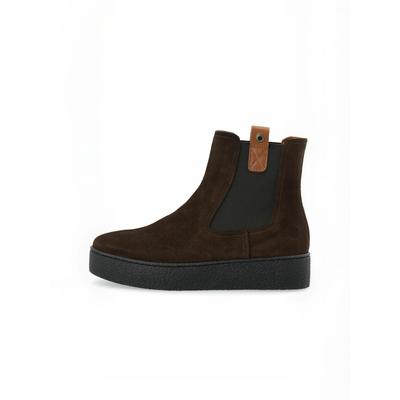 Stiefelette CA'SHOTT "Ca'Shott Ankle boots CASCAMILLA", Damen, Gr. 40, Normalschaft, braun (schwarz braun), Obermaterial: 100% Leder, Schuhe Stiefelette
