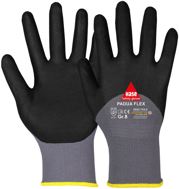 PADUA FLEX Gants de montage en nylon/nitrile mousse OEKO-TEX® Réf. 10 Hase (508155-10)