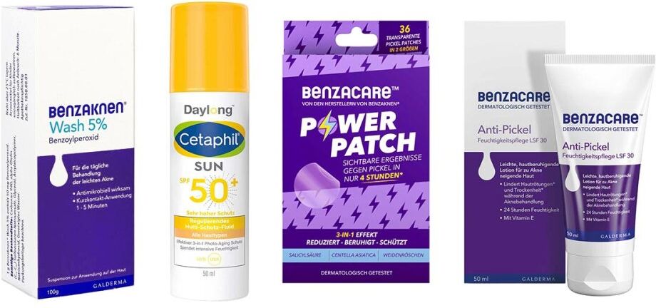 Benzacare Anti-Pickel Set: Reinigen, pflegen & behandeln