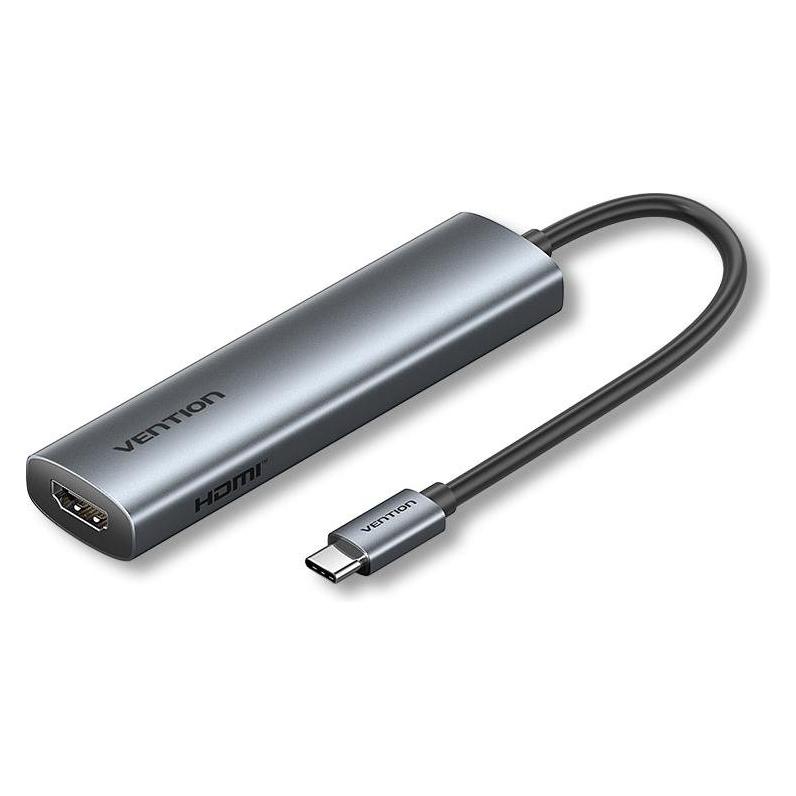 Vention NB ACC DOCKING STATION/0.15M TGLHB (USB-C, 5 Ports) (TGLHB)