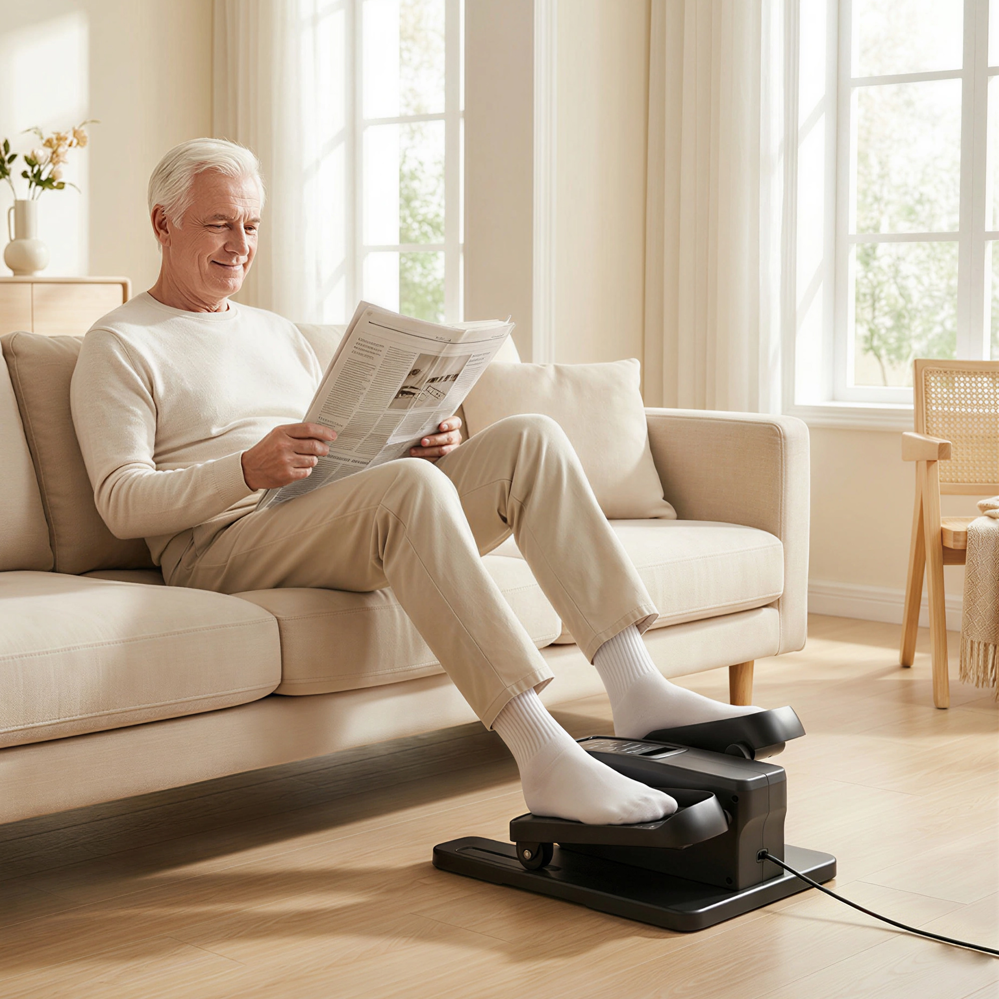 Sportnow Mini Ellittica da Scrivania con 12 Velocità Regolabili, Manuale e Automatica per Casa, Nero   Aosom Italy