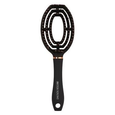 Sister Young Coco Hair Brush With Boar Bristles Black (63890434)