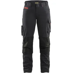 Blakläder, Arbeitshose, Damen Service Bundhose Service Plus schwarz / rot (48)