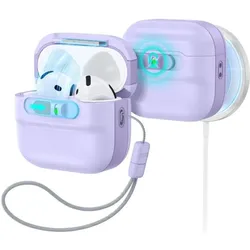 ESR Pulse Halolock Magsafe Apple Airpods 4 / 5 Lavender (Kopfhörer Hülle), Kopfhörertasche + Schutzhülle, Violett