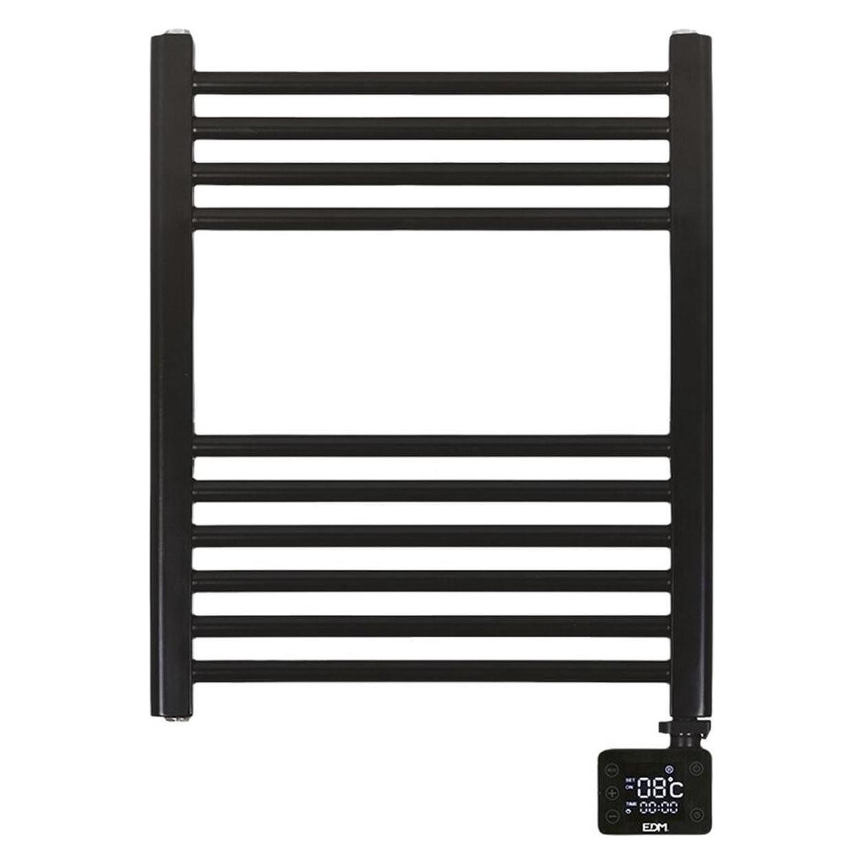 EDM Enzo Handdoekradiator | 400W | Met Touch Bediening | Zwart - 8676028 (07164)