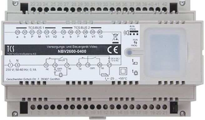 TCS Alimentation NBV2600-0400 pour systèmes vidéo (NBV2600-0400)