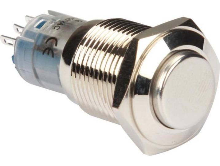 Interrupteur métallique rond haut Spdt 1No 1Nc