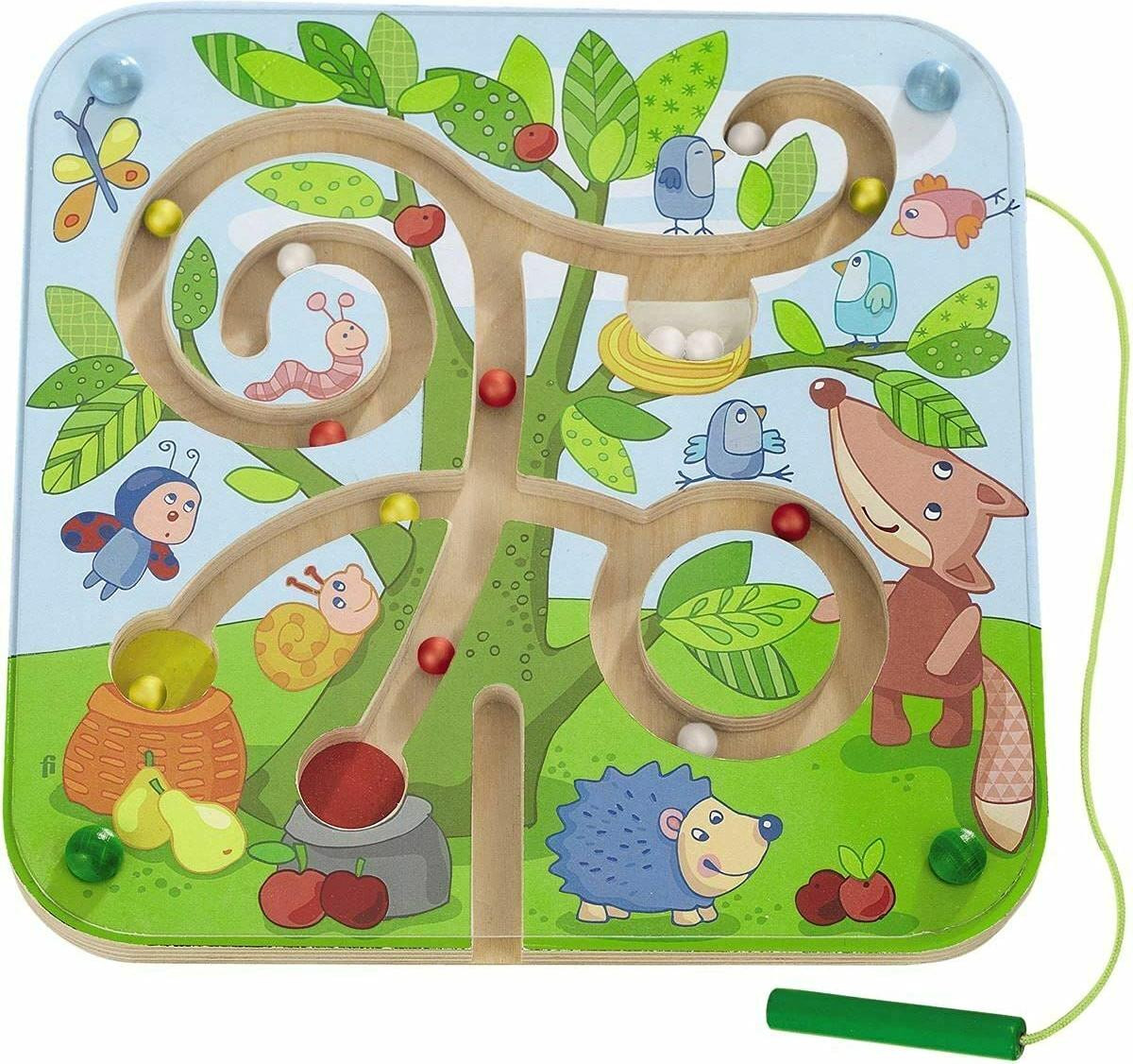HABA 301057 Boomlabyrint Magnetisch Spel - Educatief Houten Speelgoed voor Kinderen