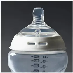 Tommee Tippee, Flaschensauger, 2er-Set Sauger mit variablem Fluss - Transparent