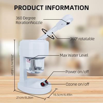 Multisell Products Hub Ionic Facial Steamer For Home Use, Professional Steam Face Warm Mist Spray, Portable Facial Skin Care Steamer b