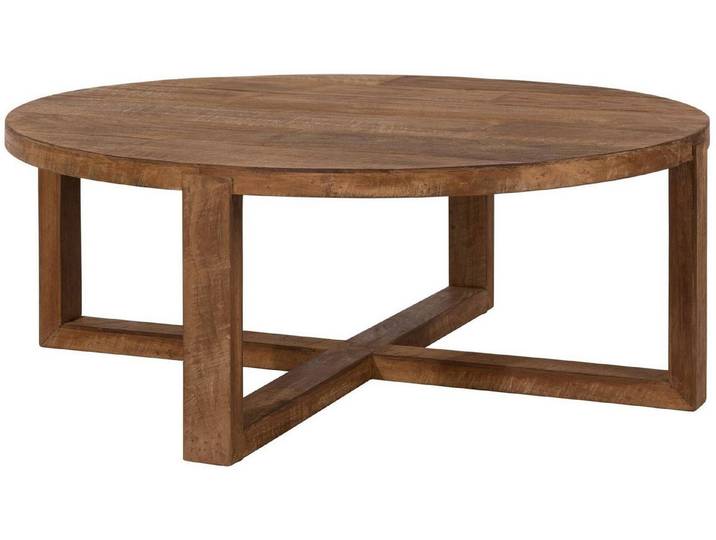 DTP Couchtisch Classic Rund aus recyceltem Teakholz