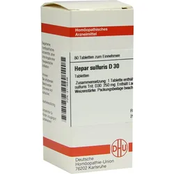 Hepar Sulf D30 80 ST