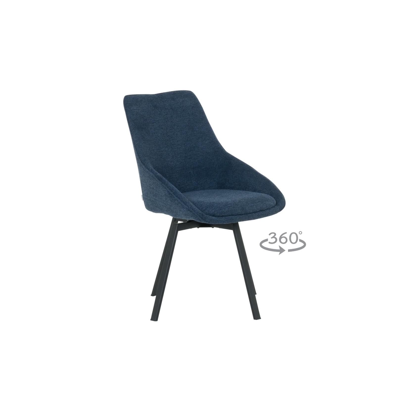 2er-Set Carmen WIGAN Esszimmerstuhl – Blau