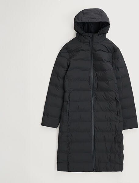 Seasalt Keser Waterproof Puffer Coat Black