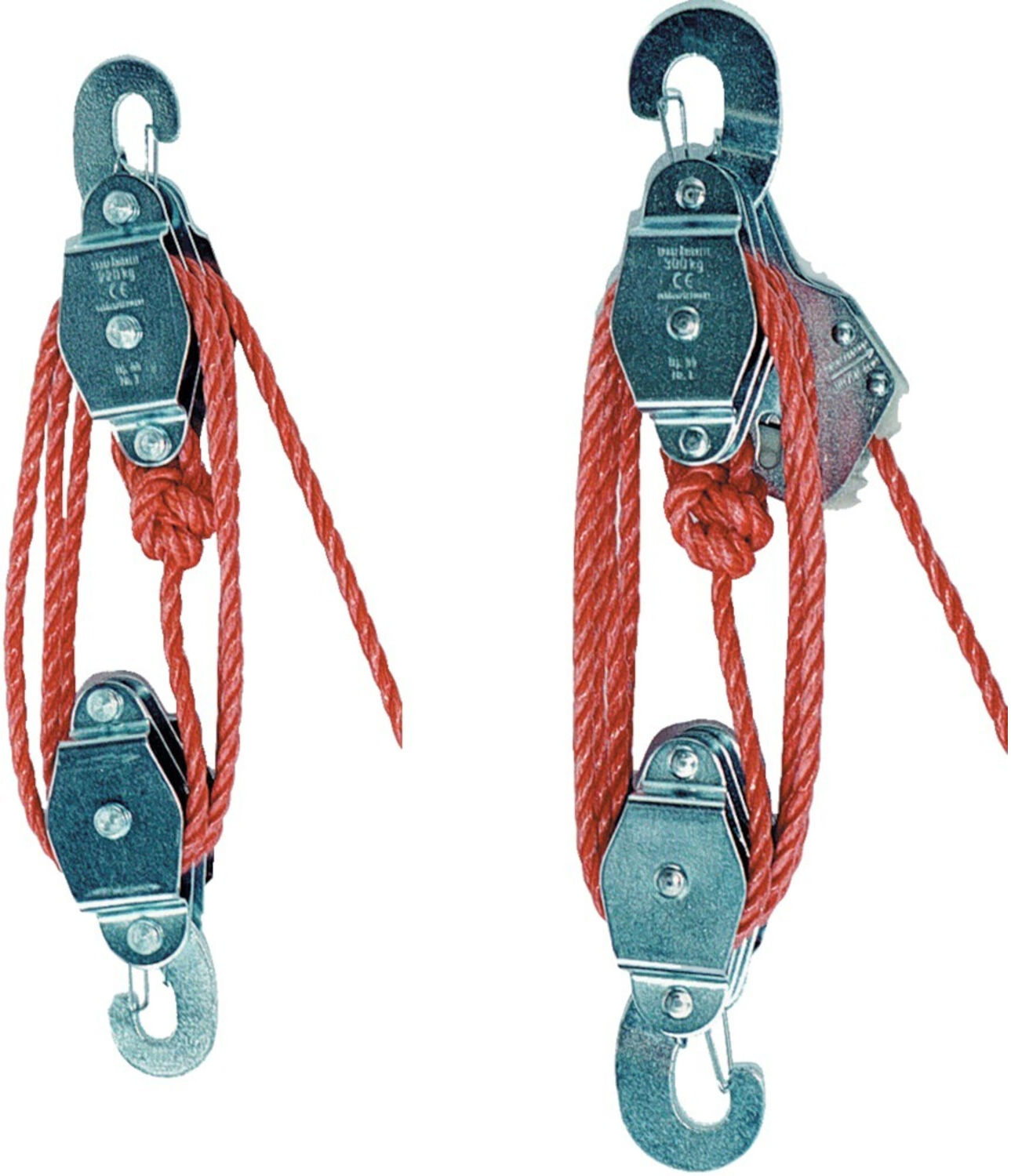 Flaschenzug 300kg ohne Seilbremse Schoerken ; E/D/E (10852)