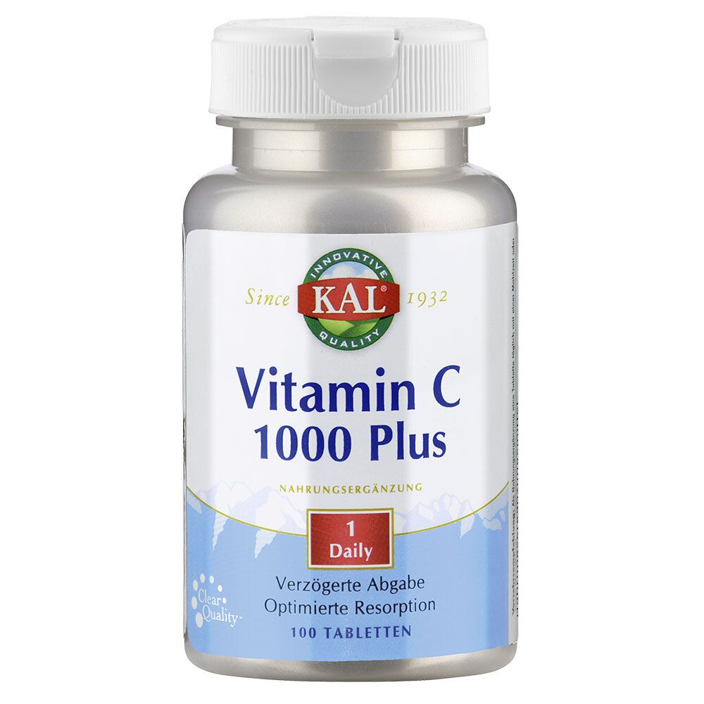 Vitamin C 1000 Plus KAL Retardtabletten 100 St Retard-Tabletten