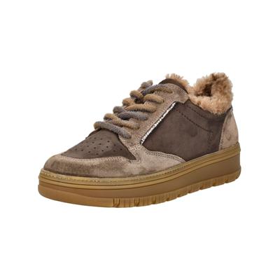 Sneaker PAUL GREEN "Paul Green Sneaker Leder", Damen, Gr. 37, braun, Leder, Schuhe Sneaker