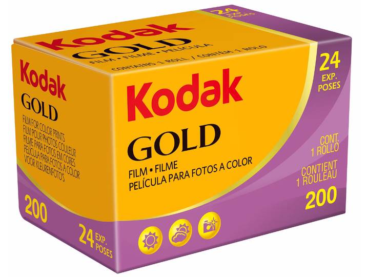 Kodak GOLD 200 135/24 Film – Einwegkamera/Analogkamera