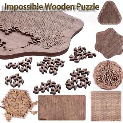 Uplift Picks Impossible Wooden Puzzle For Adults 3D Brain Teaser Game puzzle 03