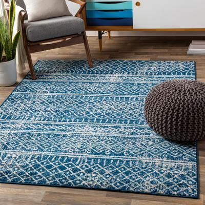 Livabliss Artistic Weavers Khalid Eclectic Moroccan Stripe Area Rug