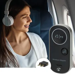 Mobiler Bluetooth 5.4 Audio Adapter 2-in-1 – Transmitter & Receiver für Flugzeug, Auto & Stereoanlage – Niedrige Latenz, Dual Pairing, 10 Std. Akku